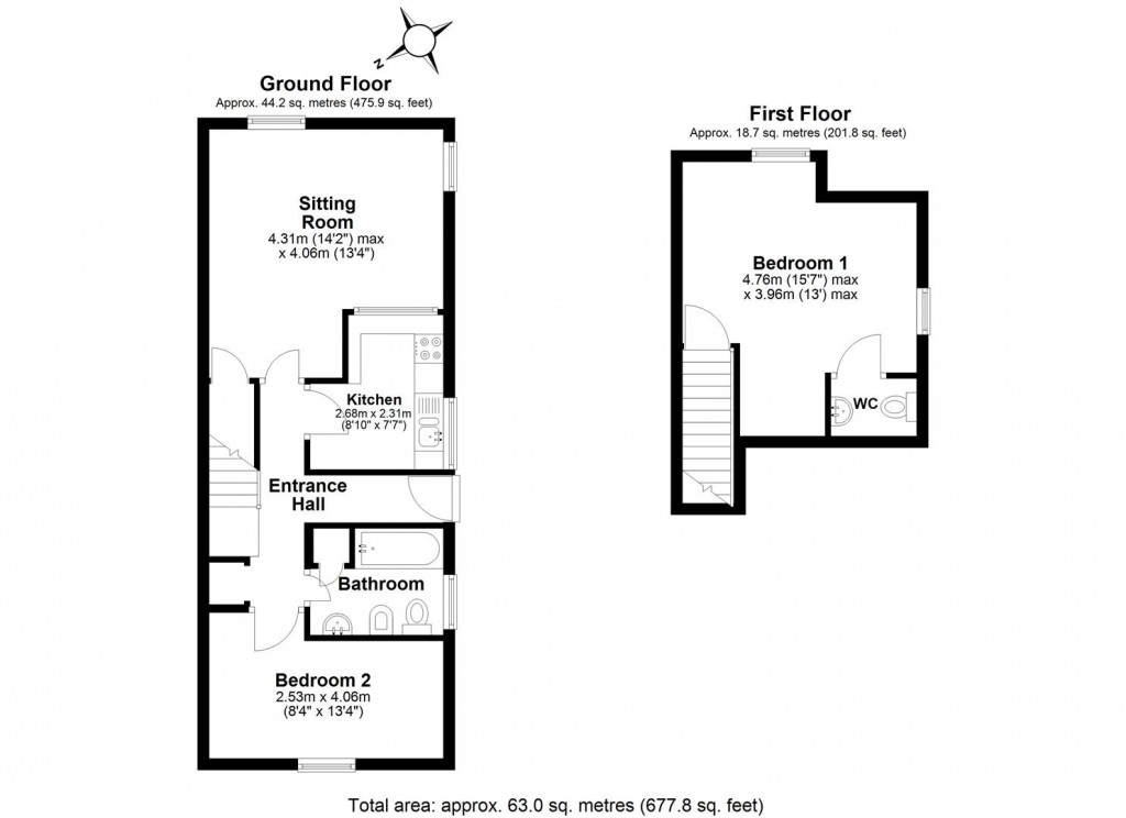 Floorplans For Hillside Court, Dartmouth