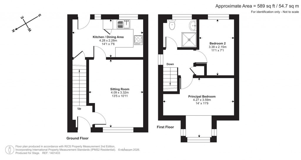 Floorplans For Kabale Close, Tiverton