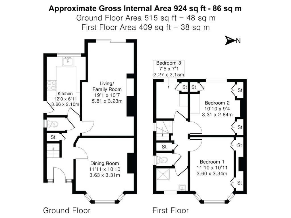 Floorplans For Gisborne Road, Cambridge