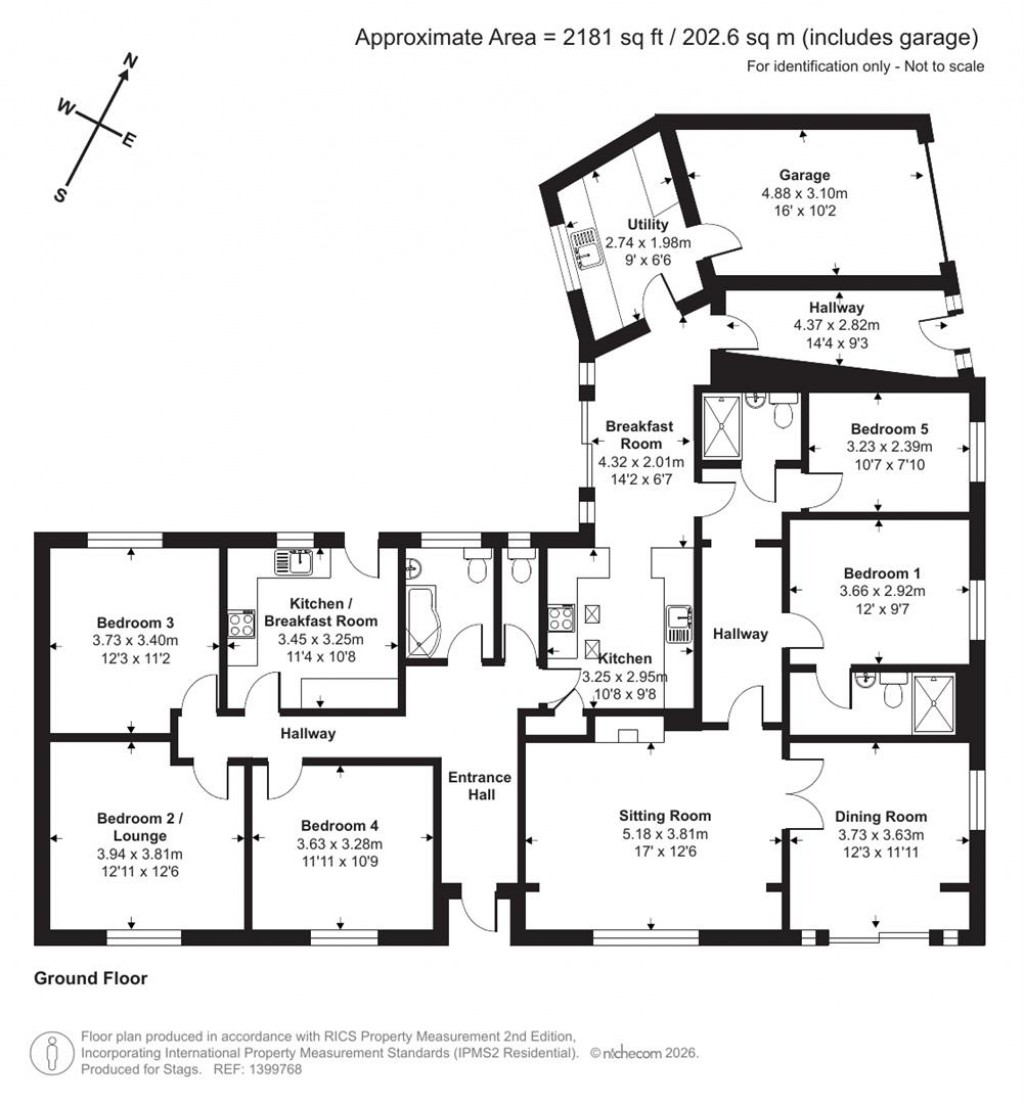 Floorplans For Perranwell Road, Goonhavern, Truro