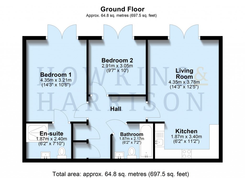 Floorplans For Royal Mews, Station Road, Ashby-De-La-Zouch