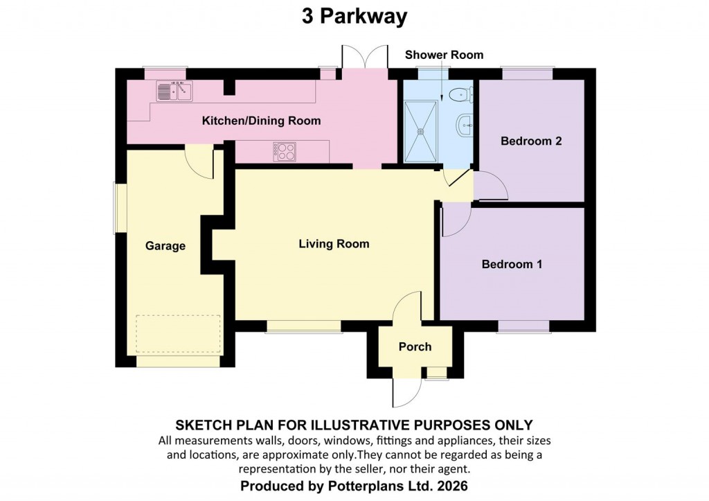 Floorplans For Freshwater, Isle of Wight