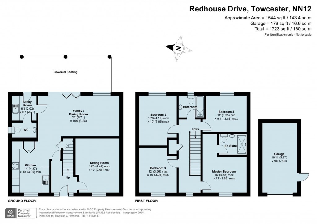 Floorplans For Redhouse Drive, Towcester, NN12