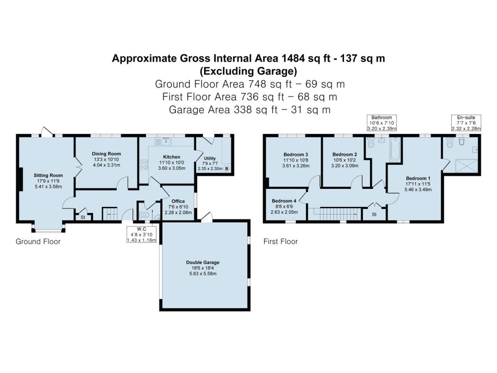 Floorplans For Churchfields, Staverton, NN11