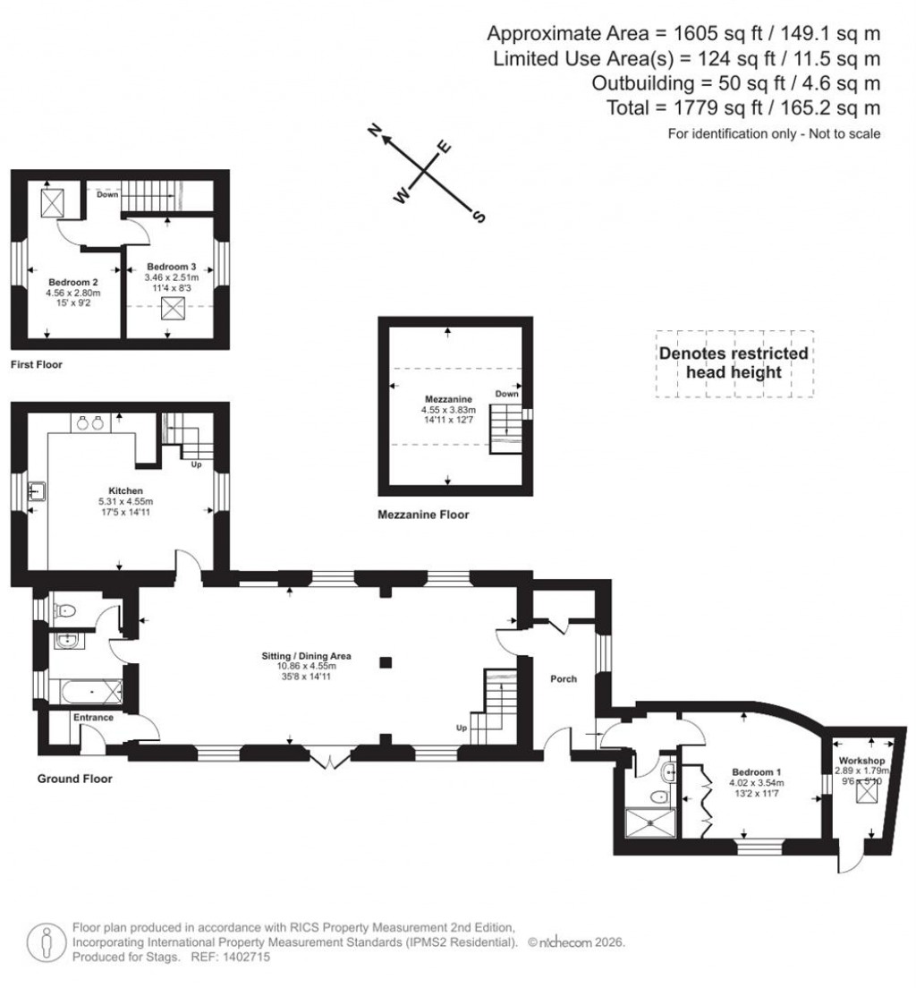 Floorplans For Knowstone, South Molton