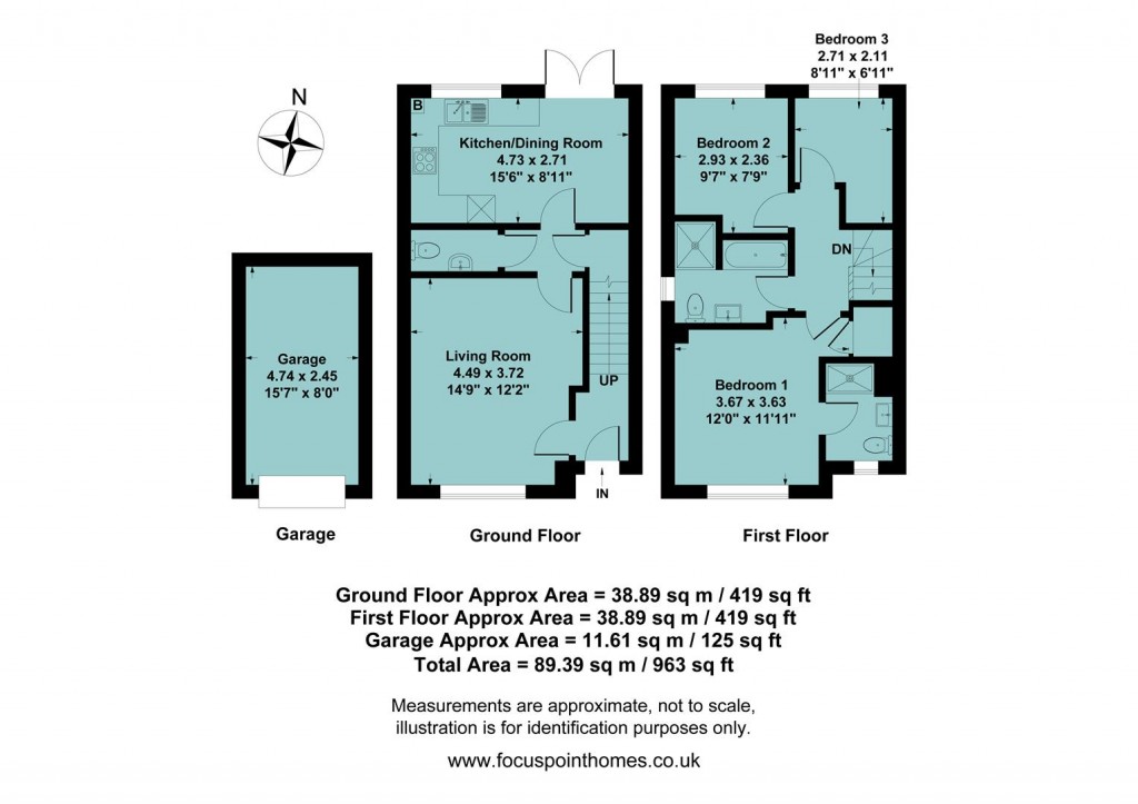 Floorplans For Lunnun Road, Banbury