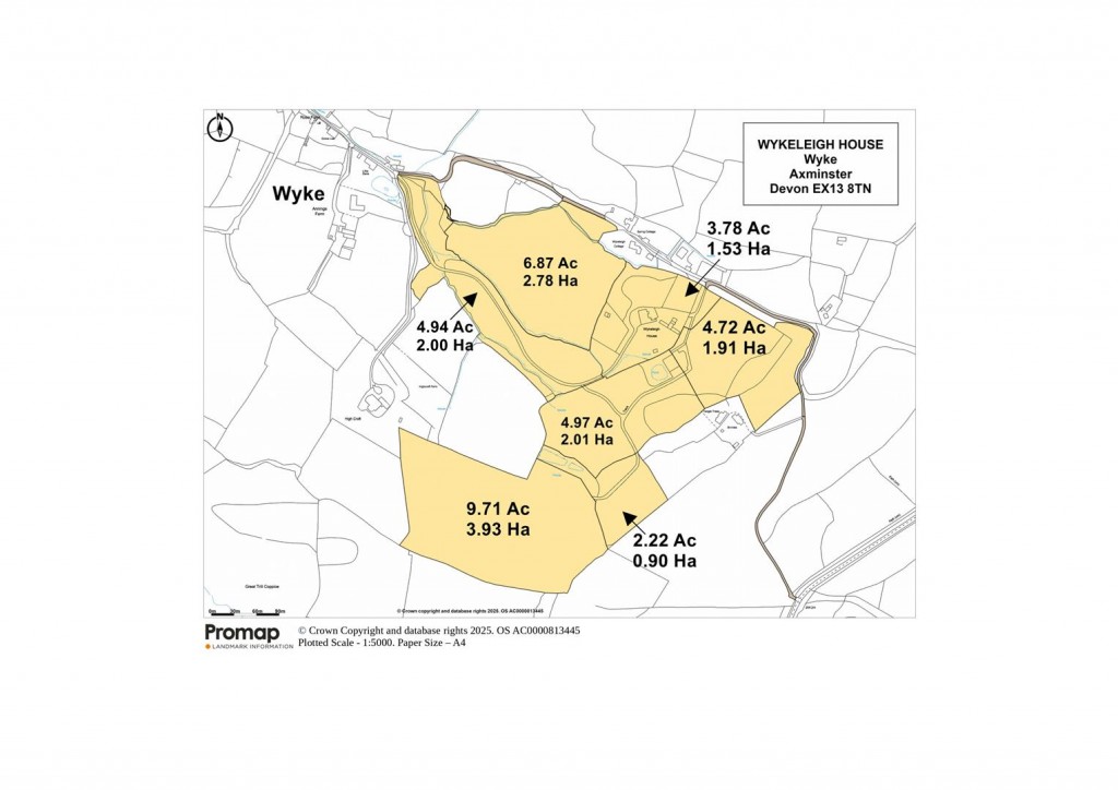 Floorplans For Wyke, Axminster, Devon