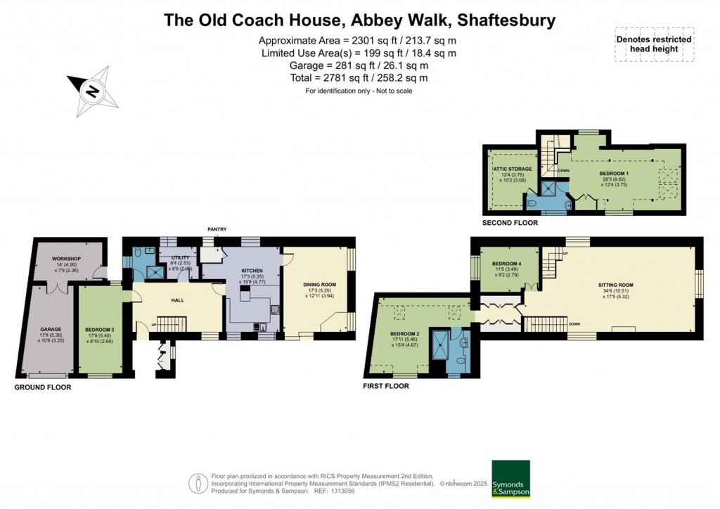 Floorplans For Abbey Walk, Shaftesbury