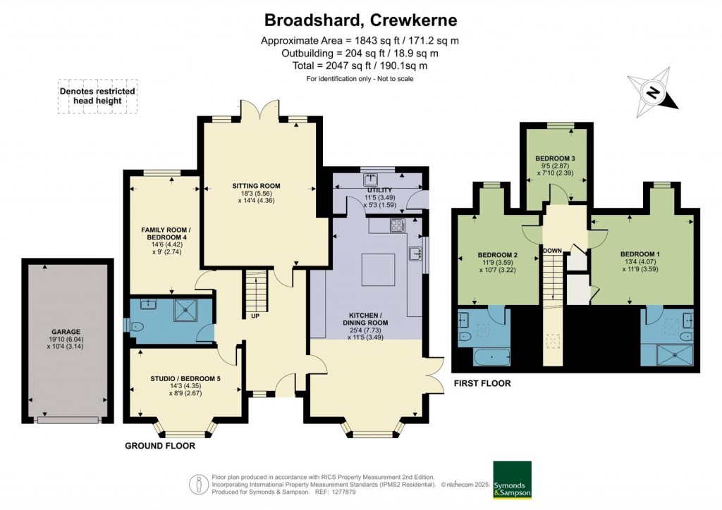 Floorplans For Broadshard, Crewkerne