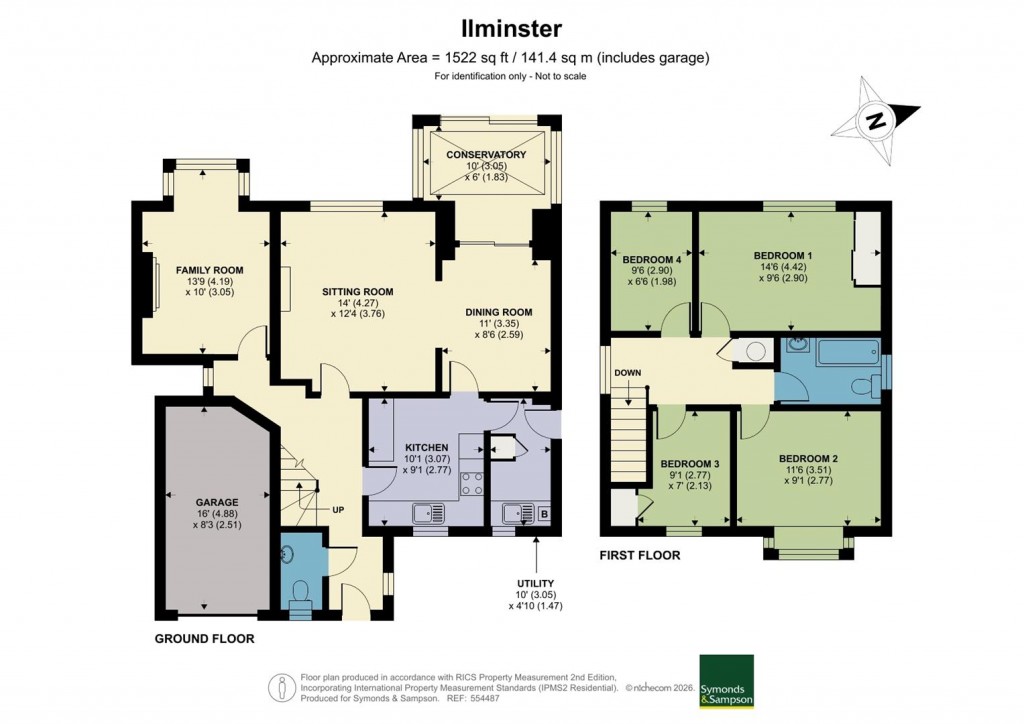 Floorplans For Ladymeade, Ilminster, Somerset