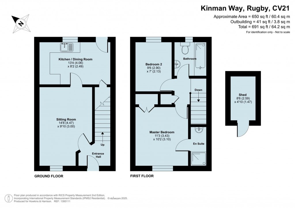 Floorplans For Kinman Way, Rugby