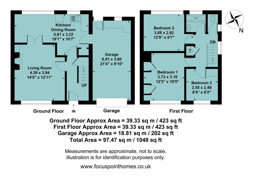 Floorplans For Edmunds Road, Banbury