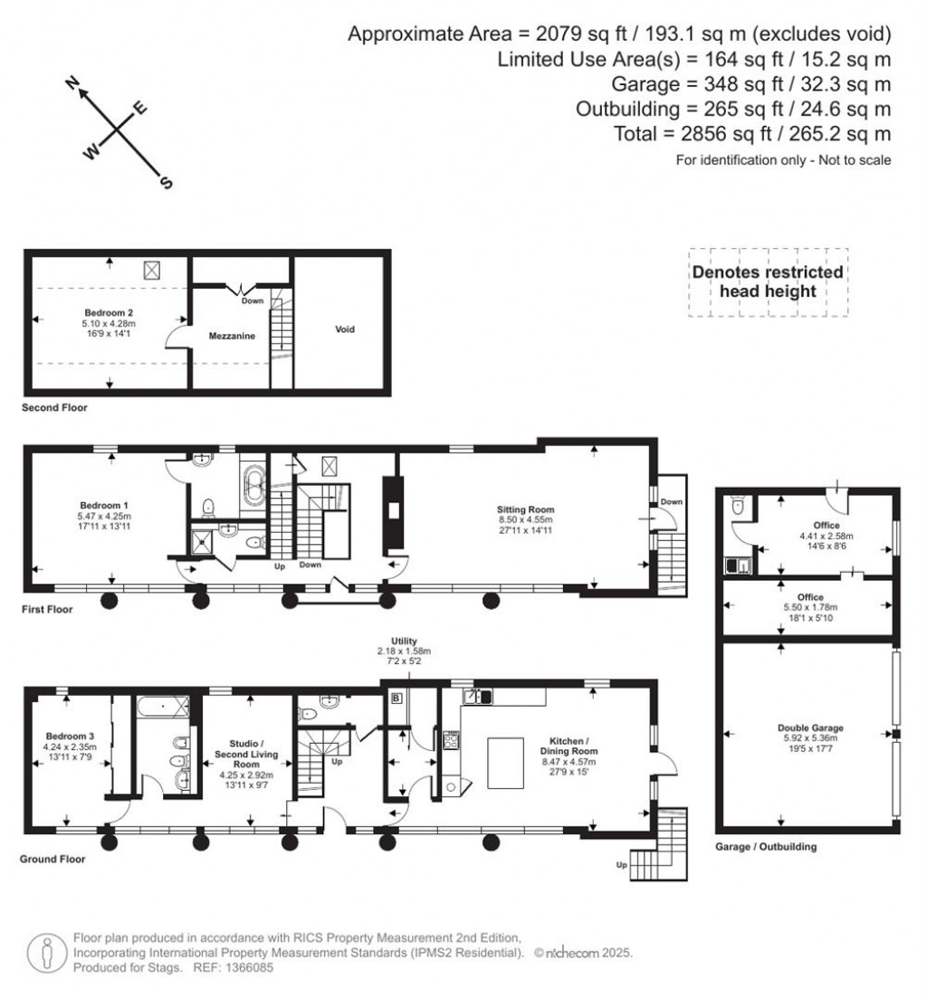 Floorplans For Stoke Rivers, Barnstaple