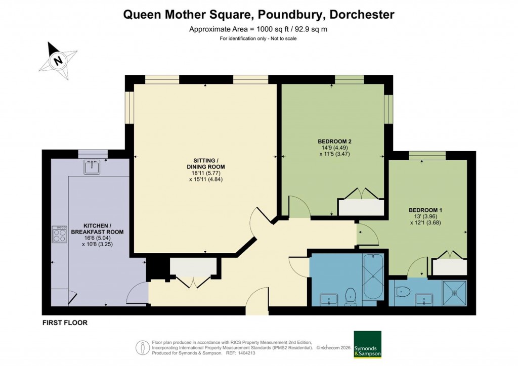 Floorplans For Queen Mother Square, Poundbury, Dorchester