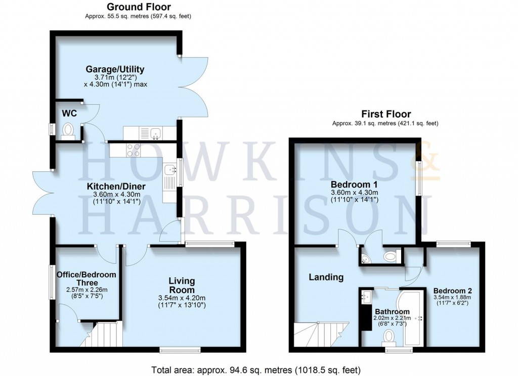 Floorplans For Bagworth Road, Nailstone, CV13