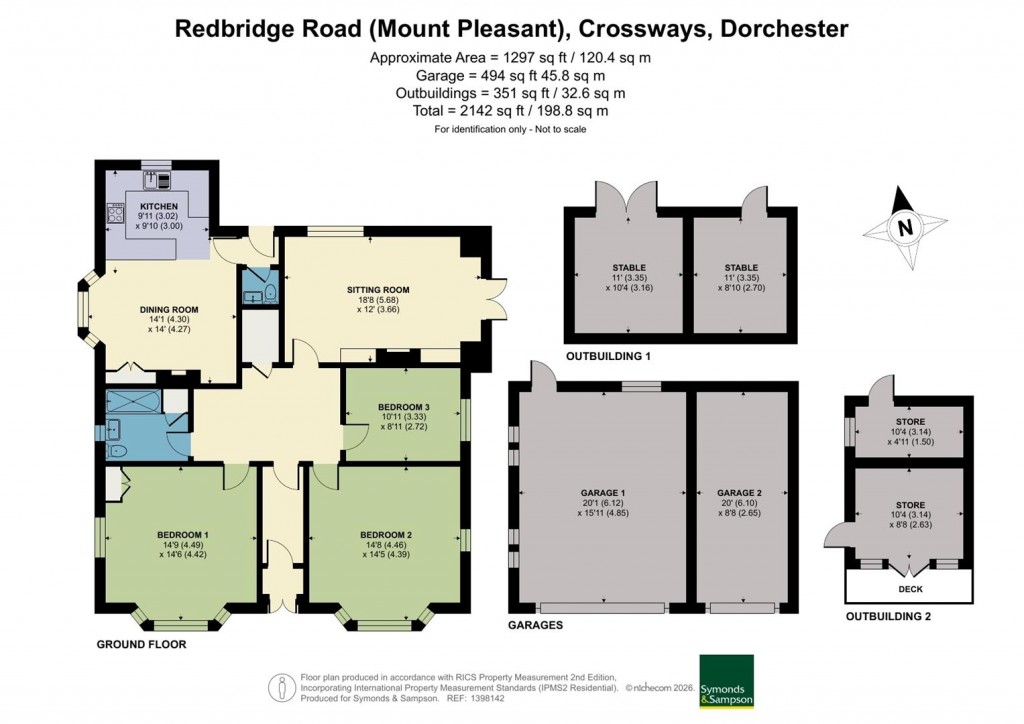 Floorplans For Redbridge Road, Crossways, Dorchester