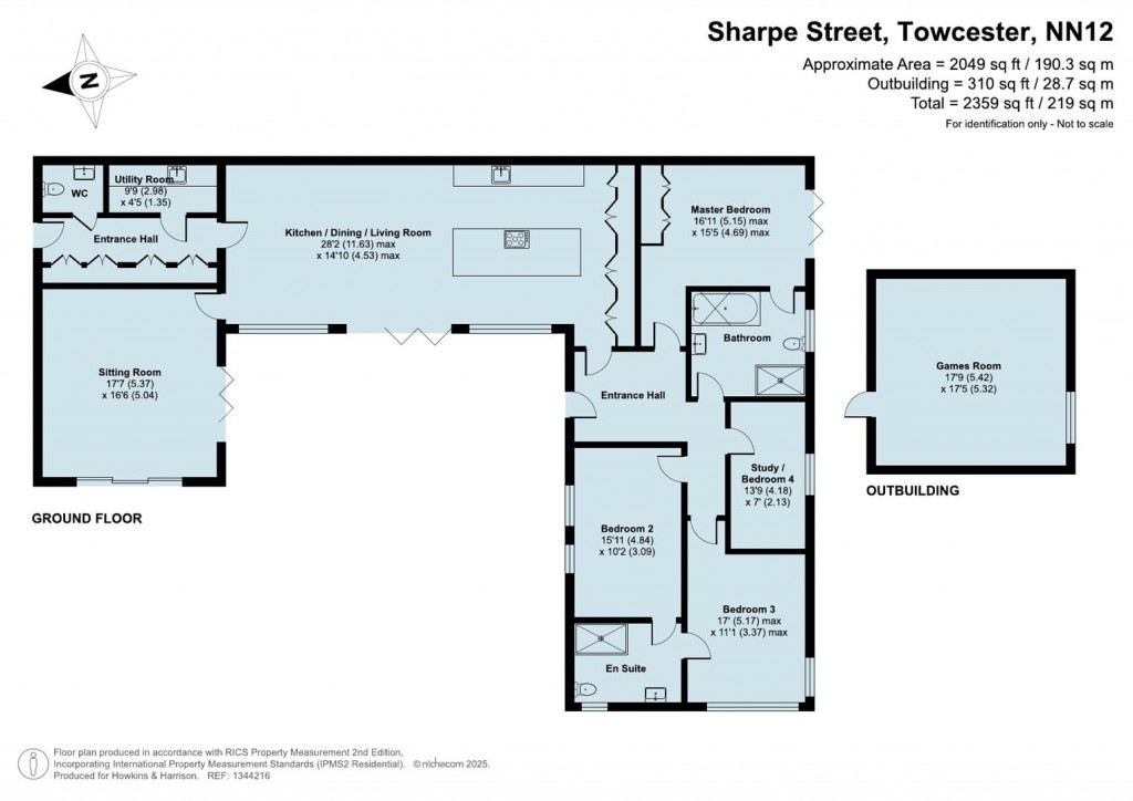 Floorplans For Sharpe Street, Wood Burcote, Towcester, NN12