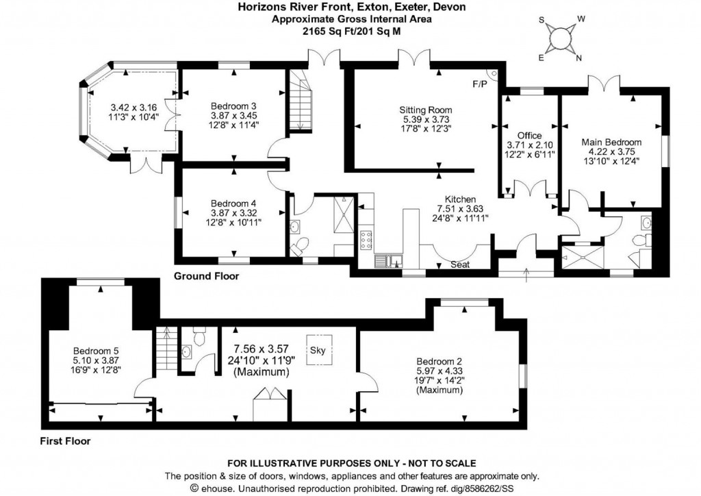 Floorplans For Exton, Exeter