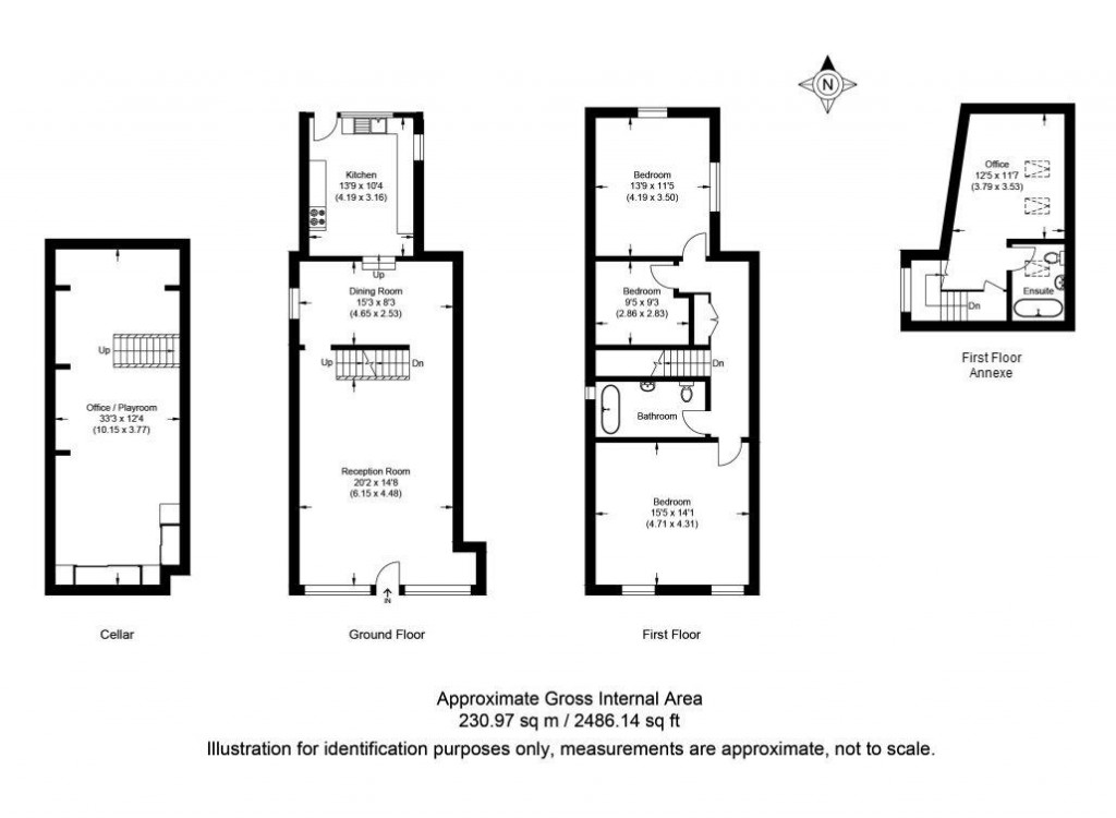 Floorplans For High Street, Linton, Cambridge