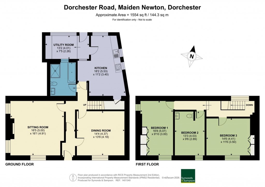 Floorplans For Maiden Newton, Dorchester