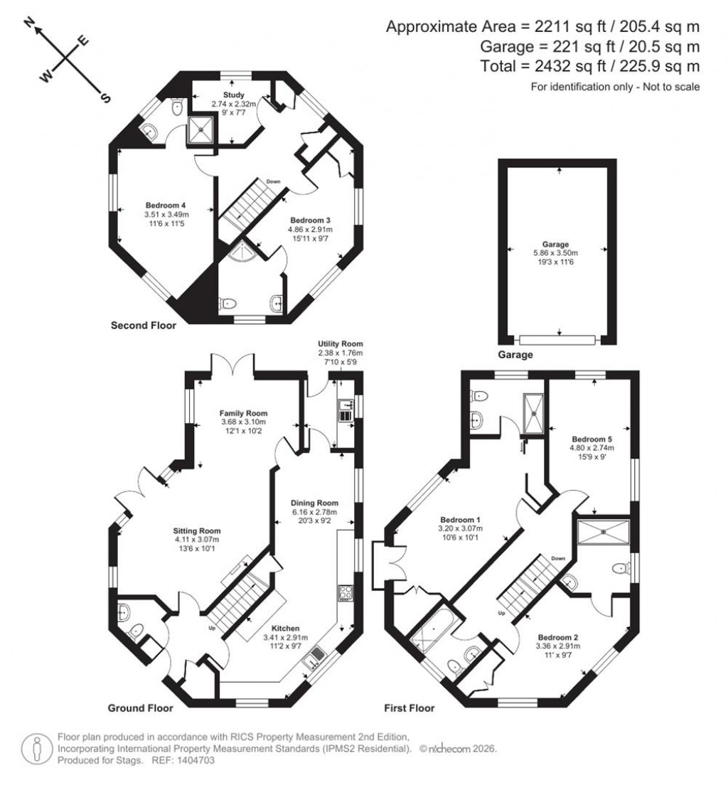 Floorplans For Southfield Drive, Yeovil