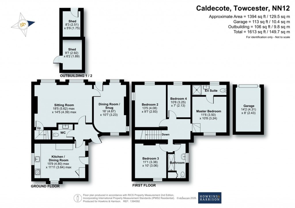 Floorplans For Caldecote, NN12
