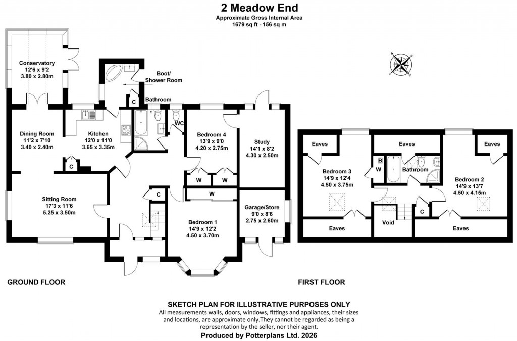 Floorplans For Bembridge, Isle of Wight