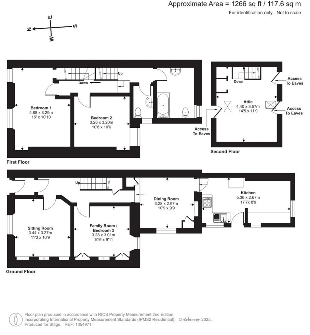 Floorplans For Rosevean Terrace, Penzance