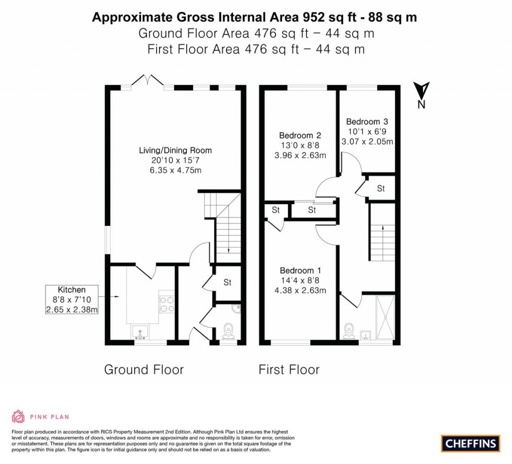 Floorplans For Aureole Walk, Newmarket
