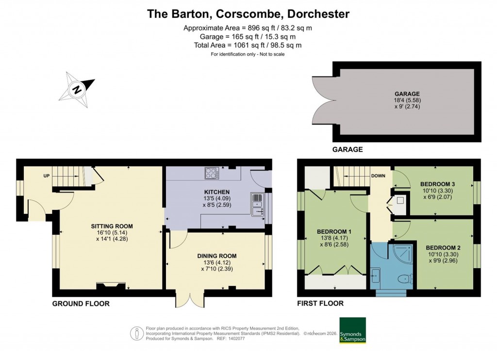 Floorplans For The Barton, Corscombe, Dorchester