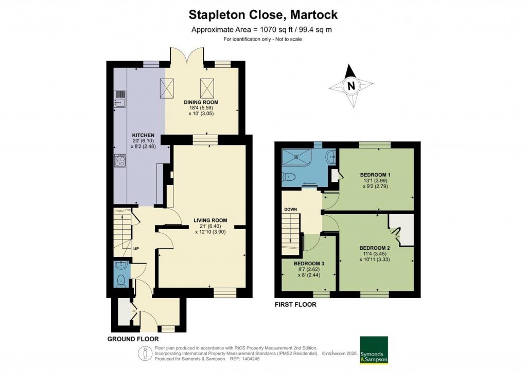 Floorplans For Stapleton Close, Martock