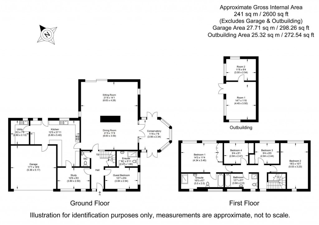 Floorplans For Parkway, Shudy Camps, Cambridge