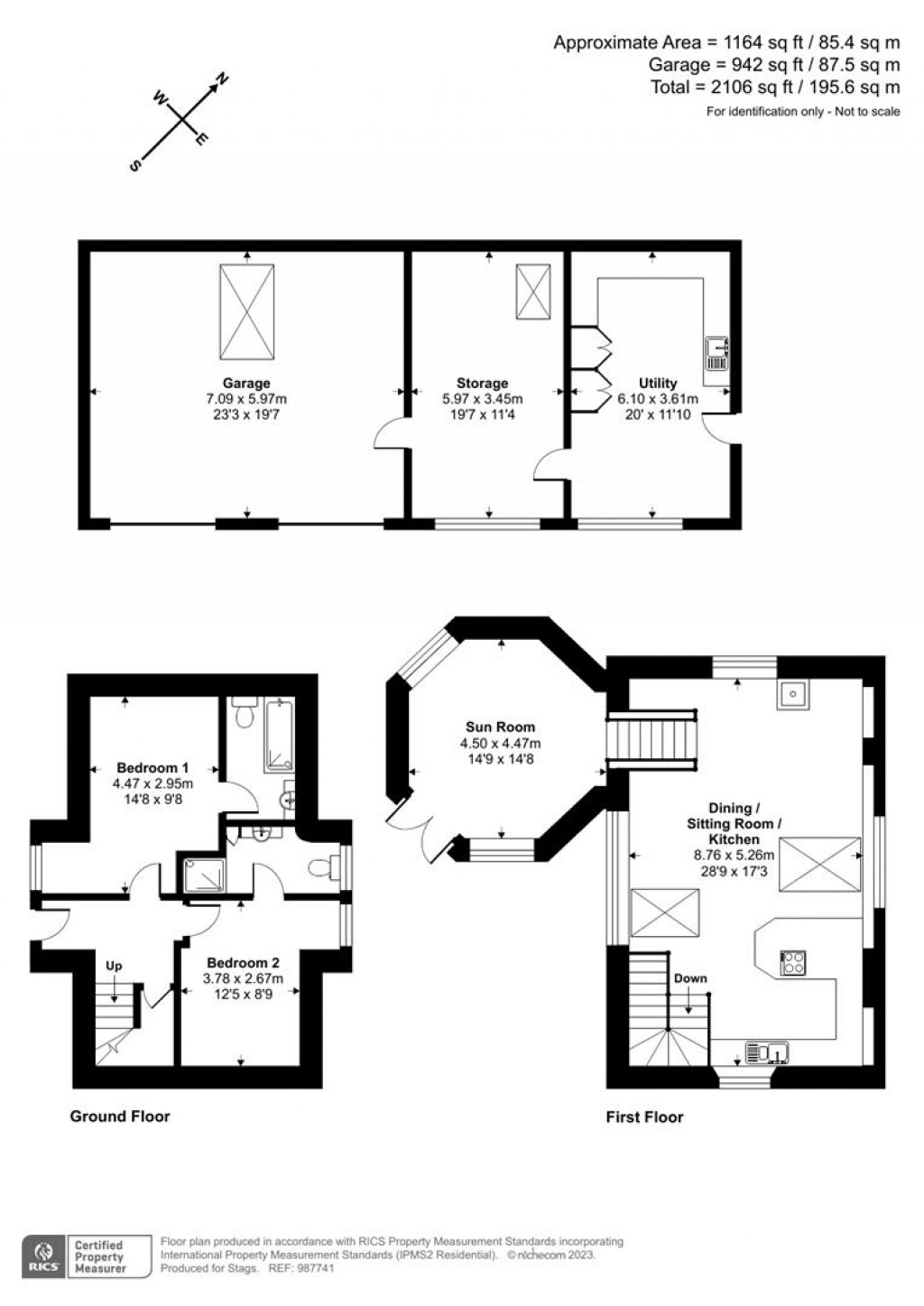 Floorplans For Bridestowe, Okehampton
