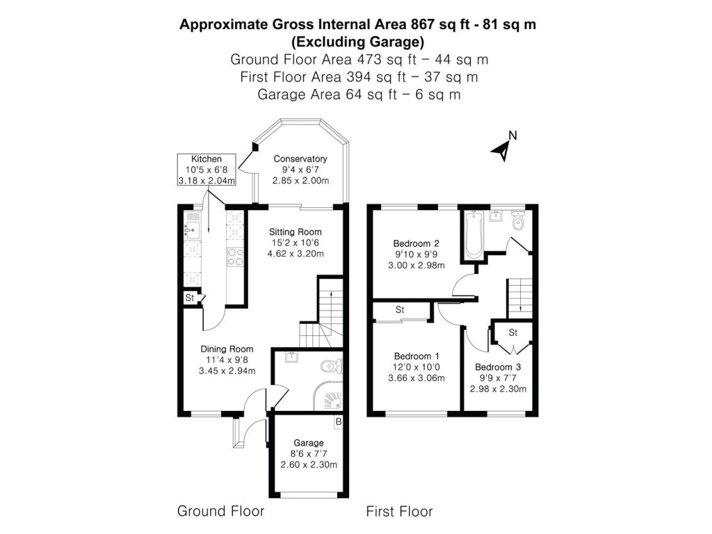Floorplans For Long Horse Croft, Saffron Walden