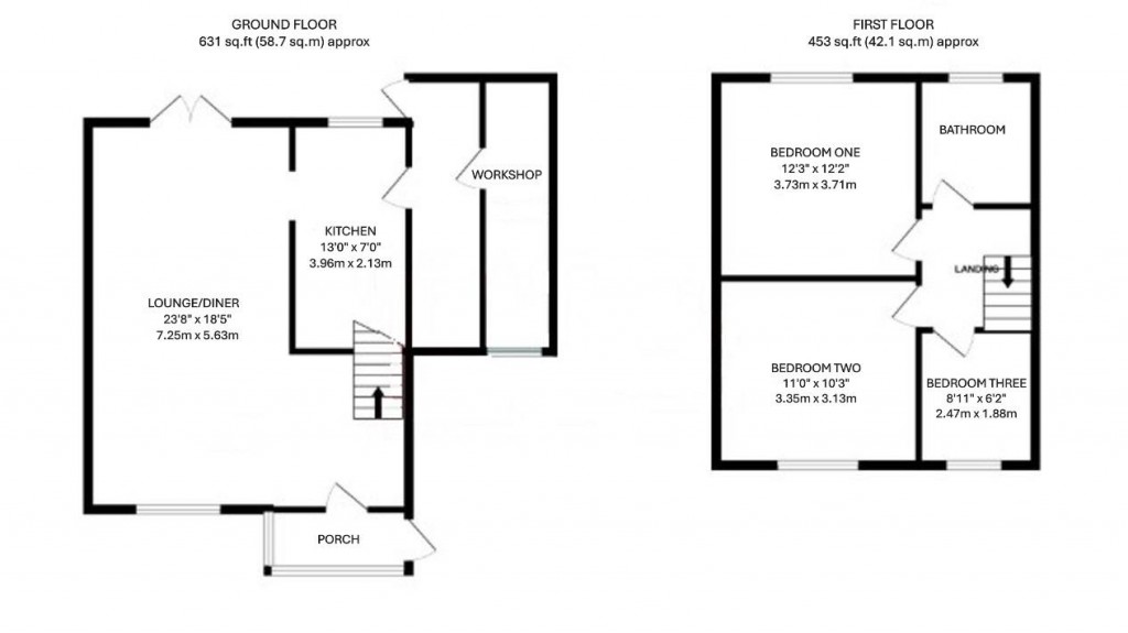 Floorplans For Streetly End, West Wickham, Cambridge
