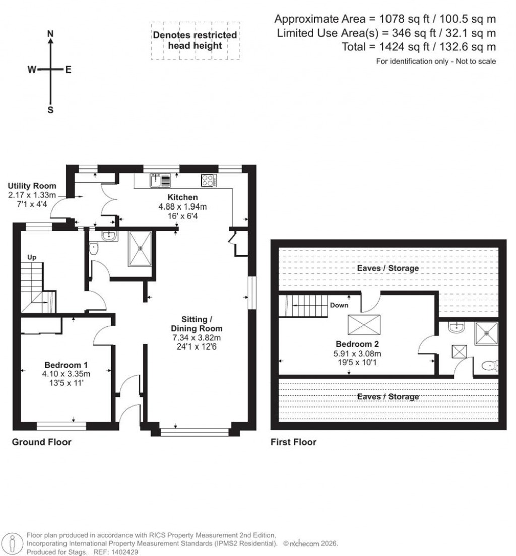 Floorplans For Belfield Avenue, Marldon, Paignton
