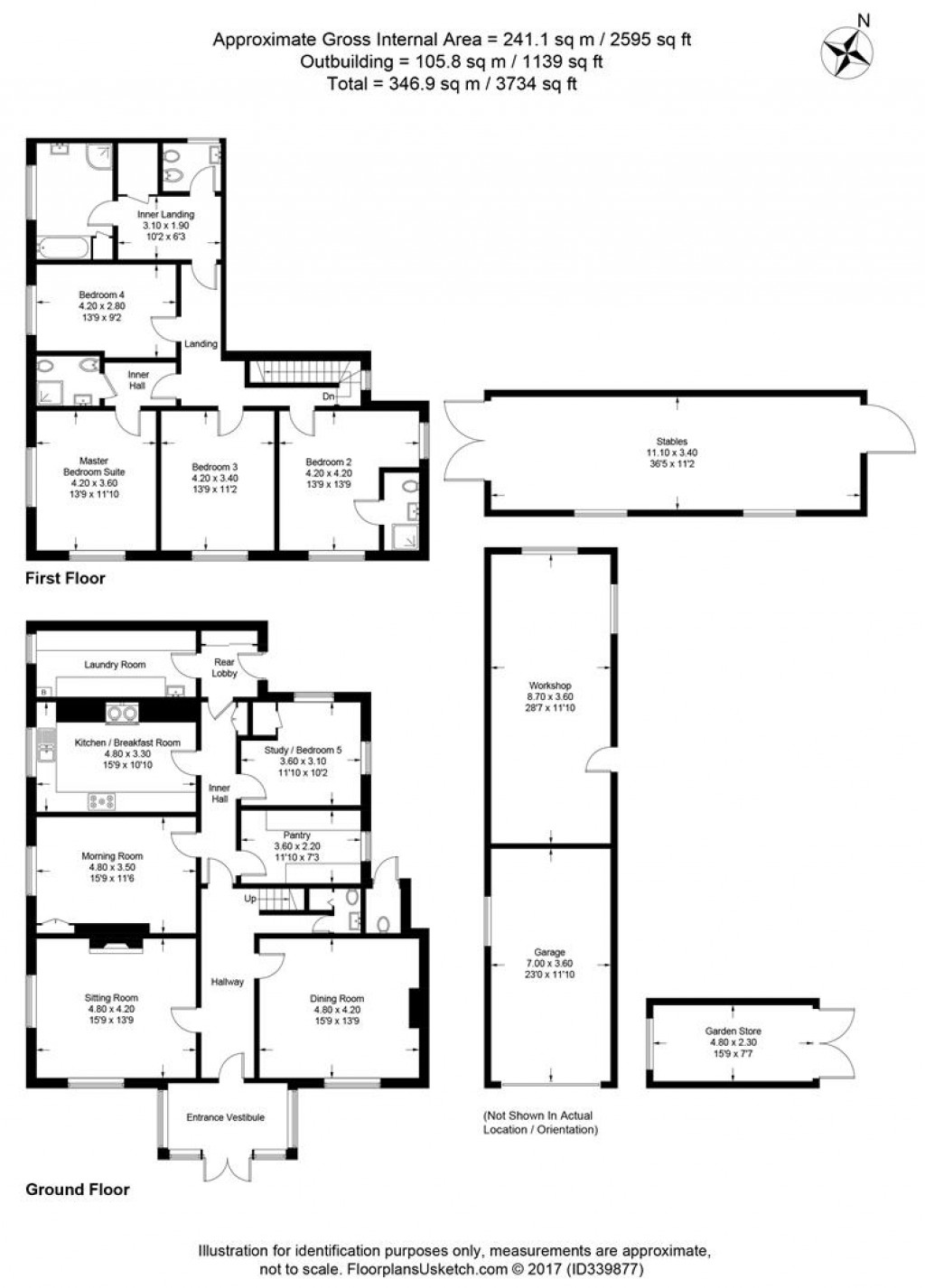 Floorplans For Horningtops, Liskeard