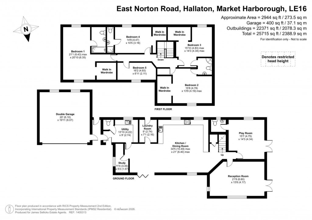 Floorplans For Spinney View Farm, East Norton Road, Hallaton