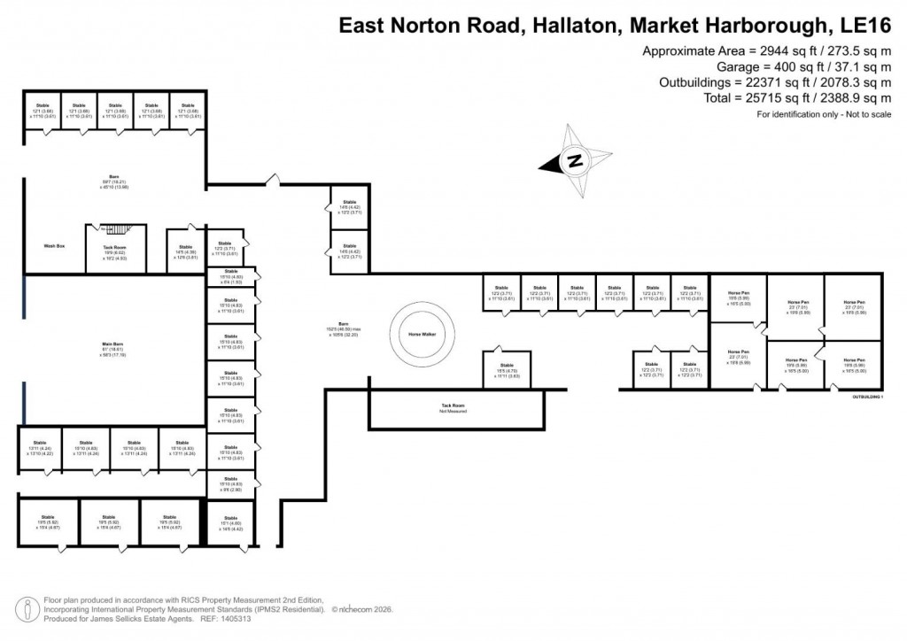 Floorplans For Spinney View Farm, East Norton Road, Hallaton