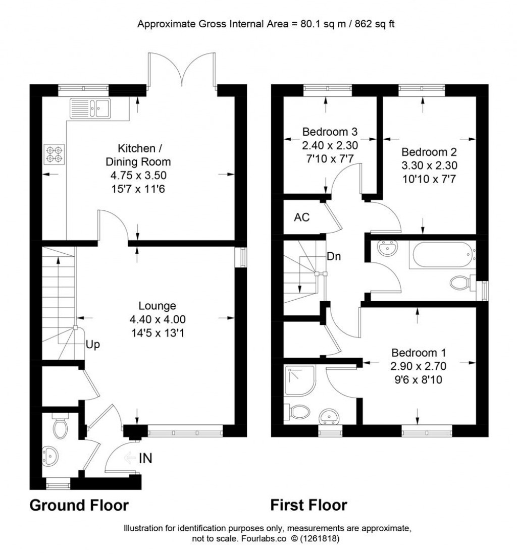 Floorplans For Wyvern Road, Sherford, Taunton