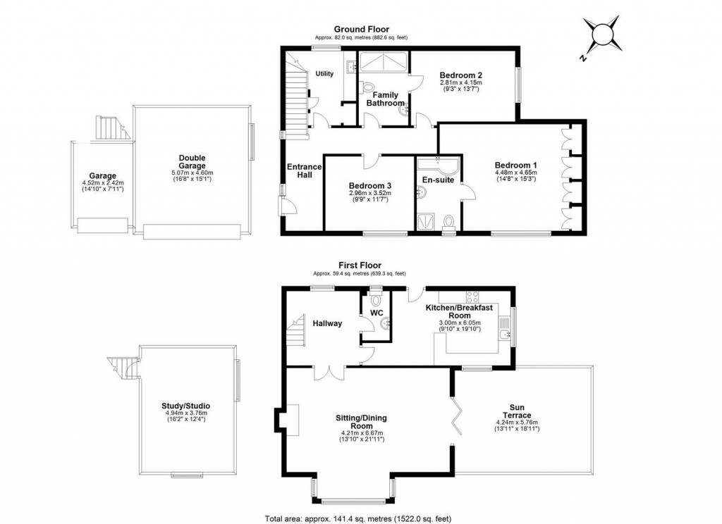 Floorplans For Lower Contour Road, Kingswear