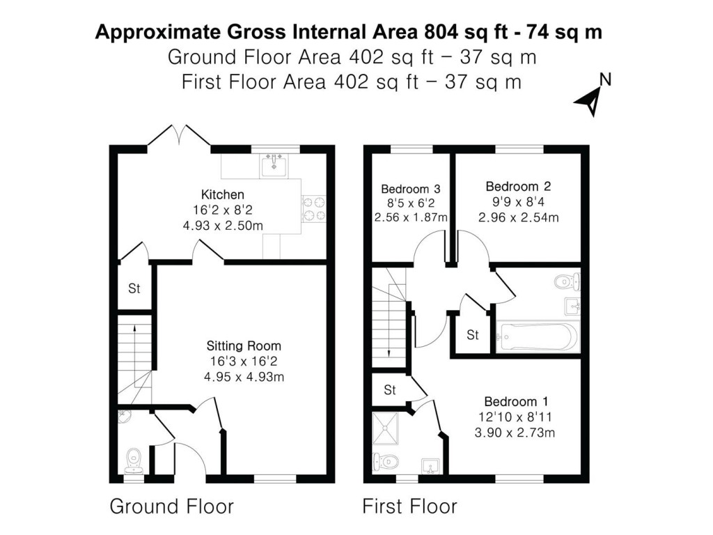 Floorplans For Old Well Road, Okehampton