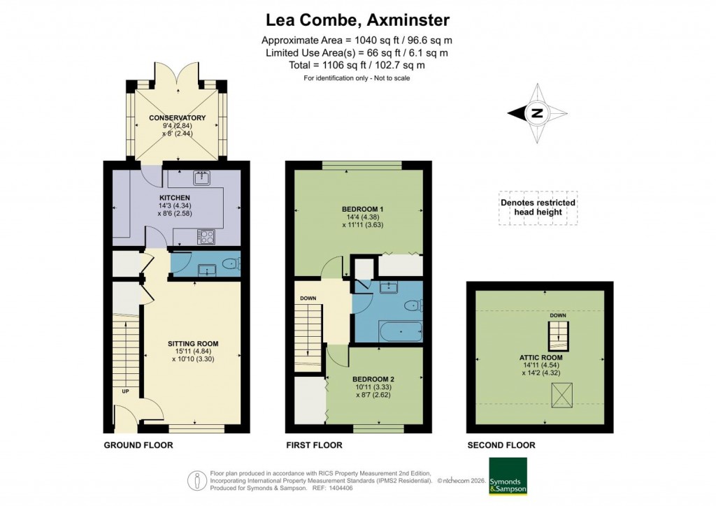 Floorplans For Lea Combe, Axminster