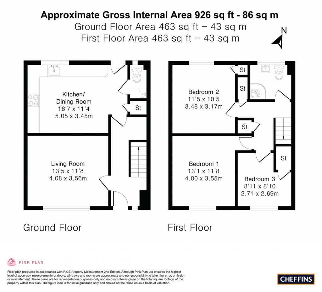 Floorplans For West Drive Gardens, Soham, Ely