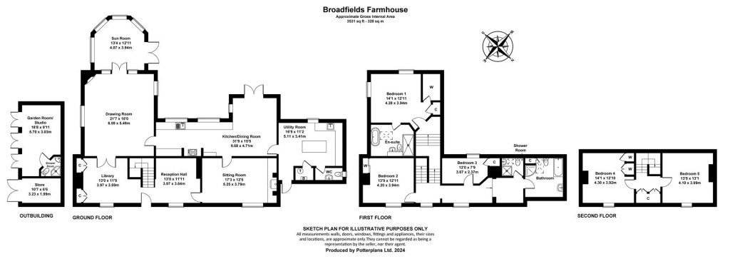 Floorplans For Cowes, Isle of Wight