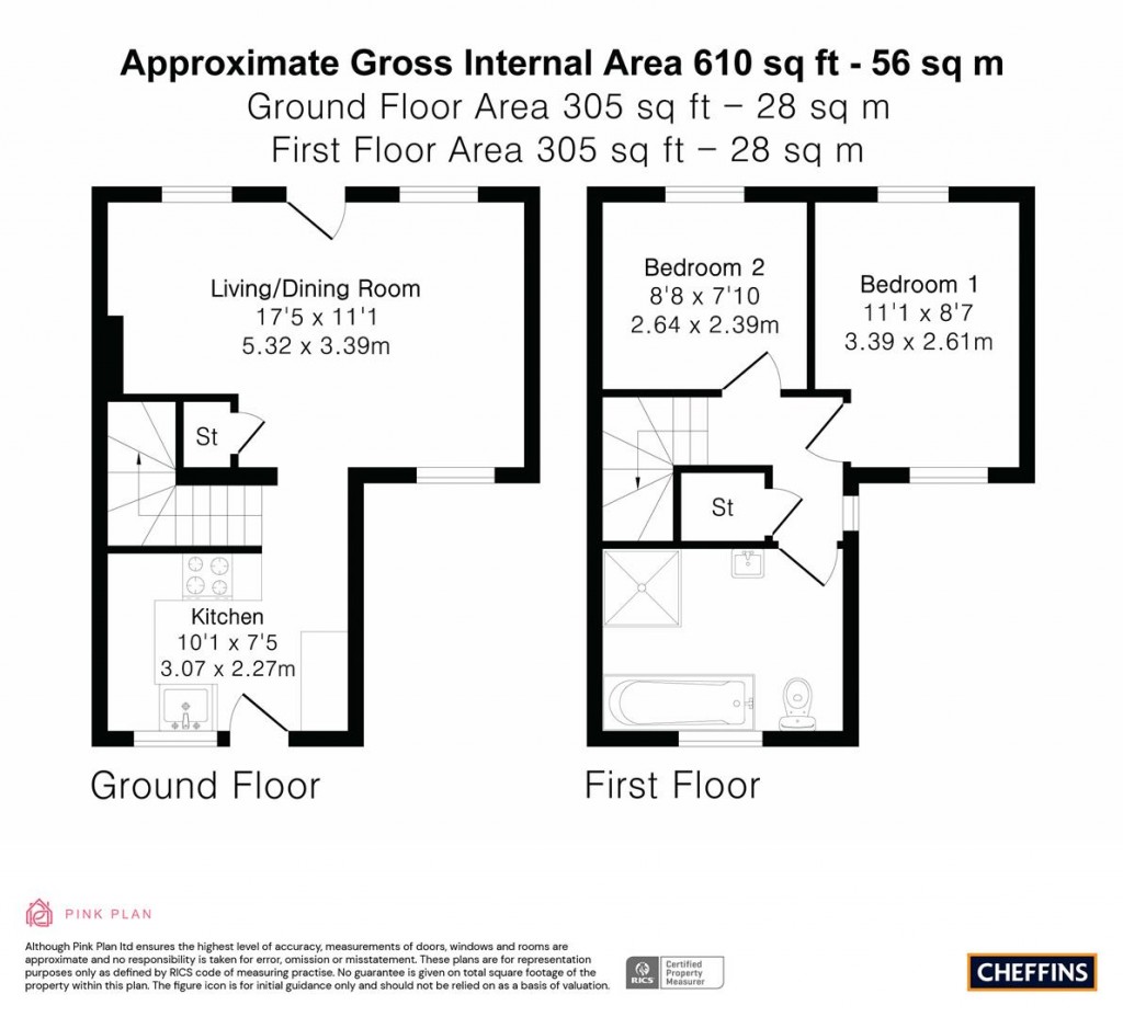 Floorplans For Chauntry Road, Haverhill