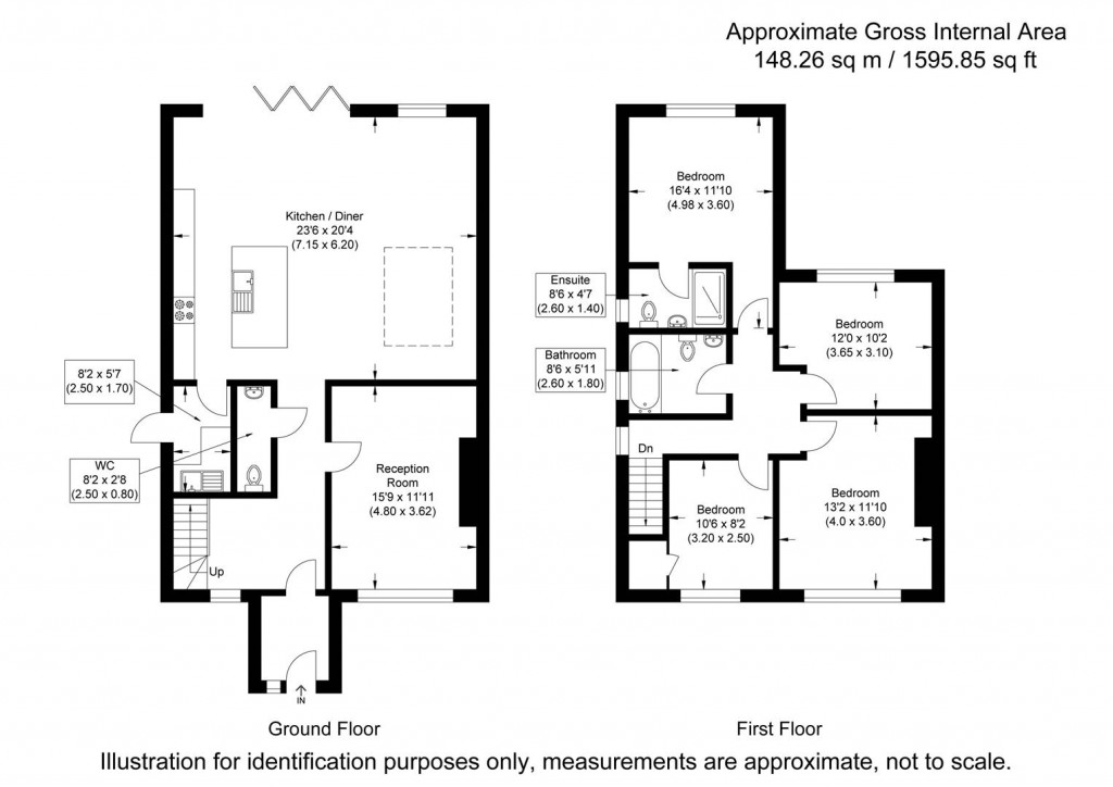 Floorplans For Park Lane, Castle Camps, Cambridge