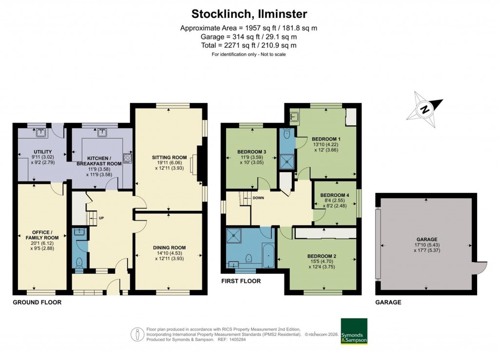 Floorplans For Stocklinch, Ilminster