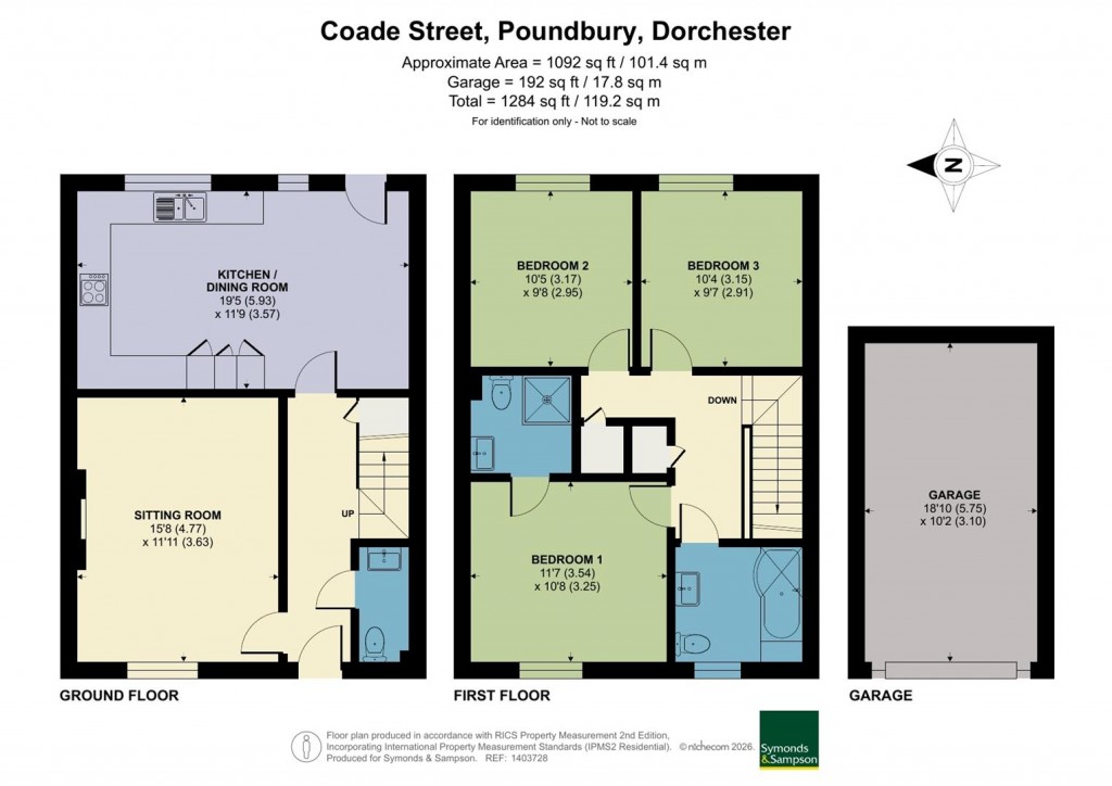 Floorplans For Coade Street, Poundbury, Dorchester