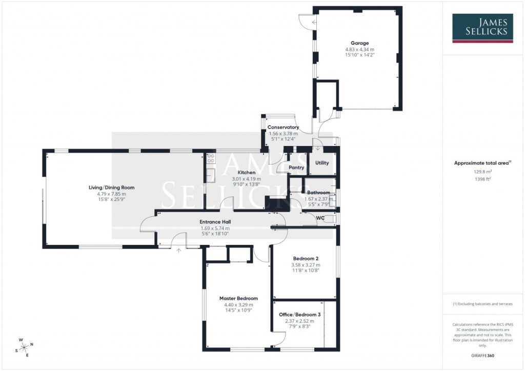 Floorplans For Fulbeck Avenue, Evington, Leicester